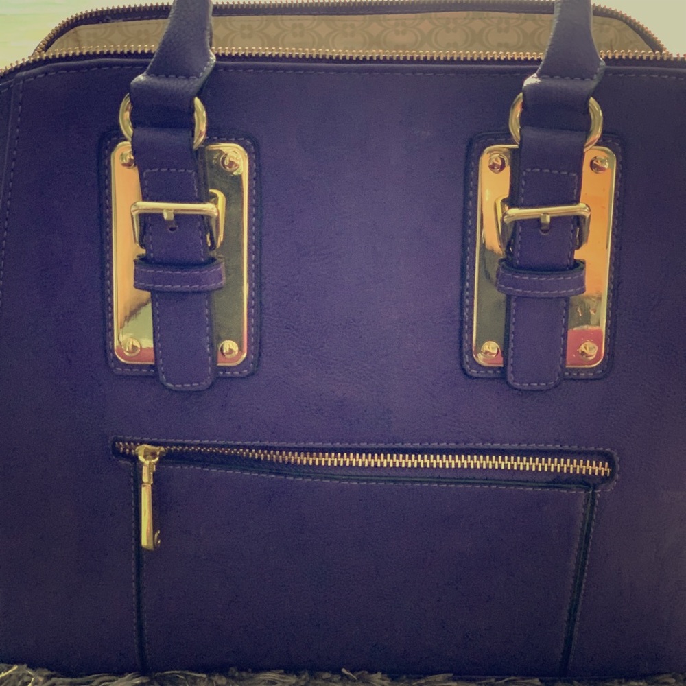 Purple charming Charlie shoulder bag